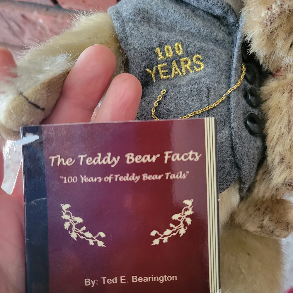 Ted E Bearington 100 Years Bear Fax Mohair Tags 1902-2002 Limited Edition Plush